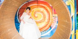 Sneaky trip to the fun fair during a wedding. Bride and Groom were so much fun! Northamptonshire wedding photographer