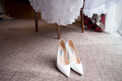 its all about those Prada bridal heels