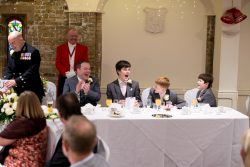 Groom's speech, groomsmen are loving it