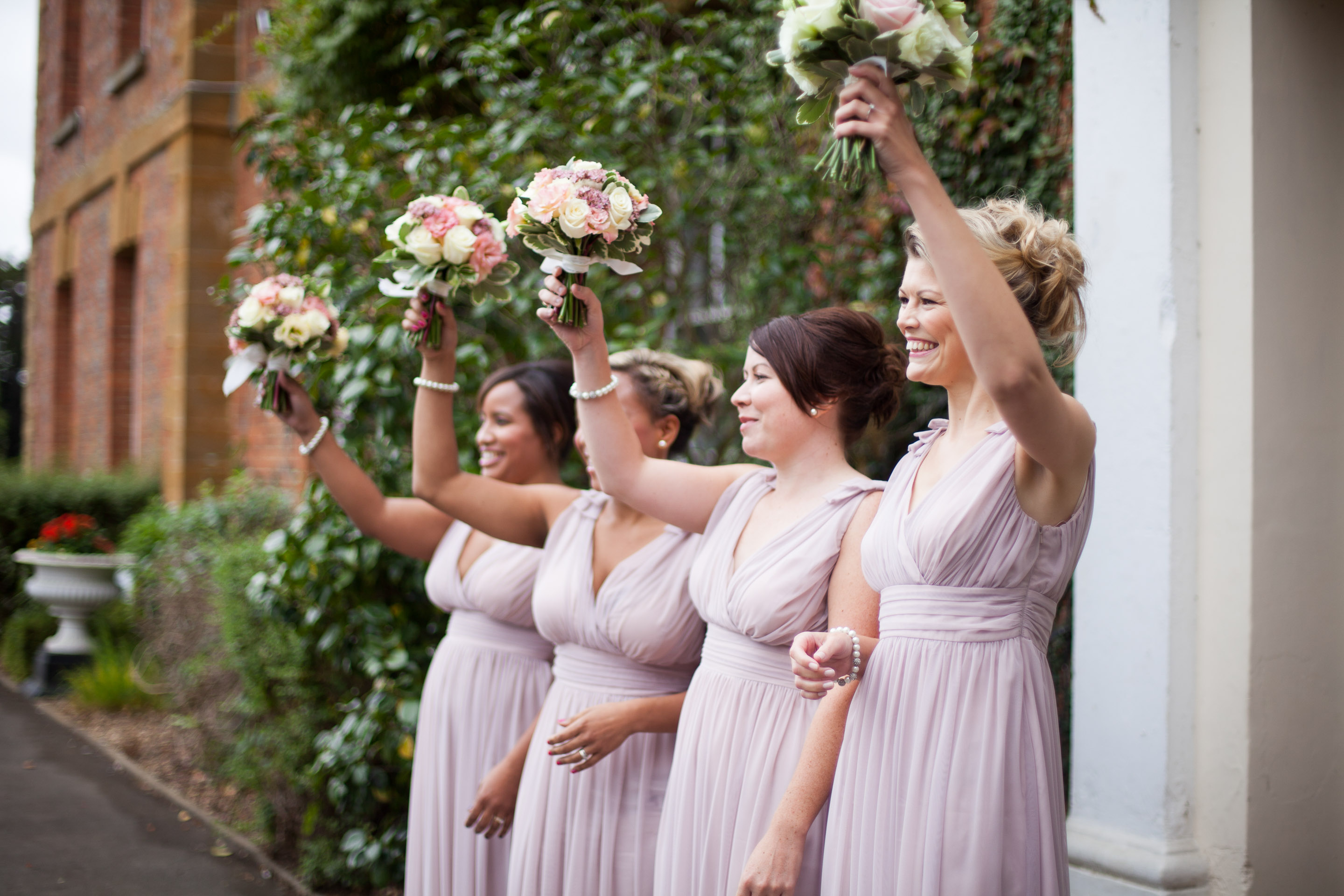Bridesmaids, Flowers in the air
