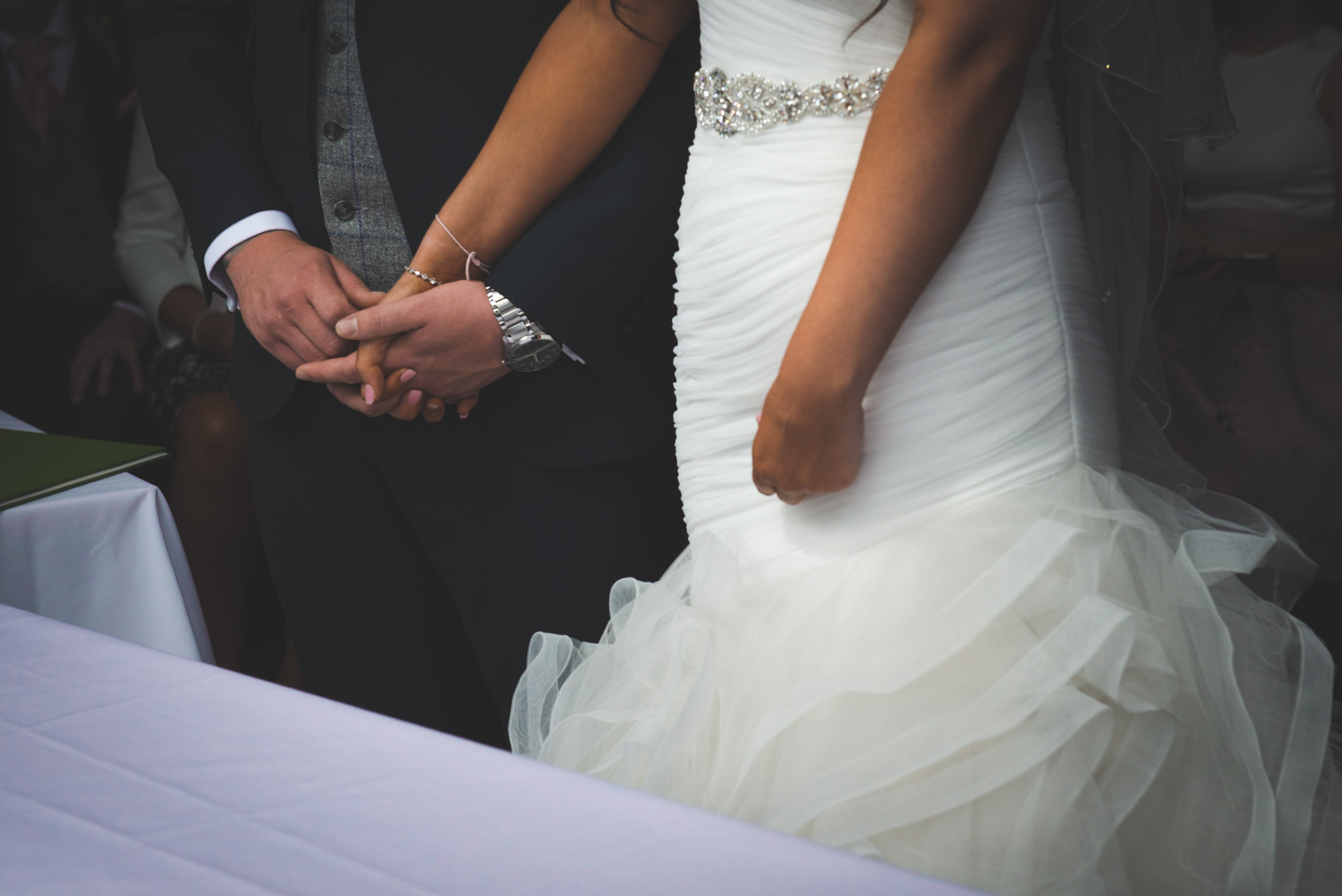 Holding hands, detail, pronovias dress, love, light, wedding photography