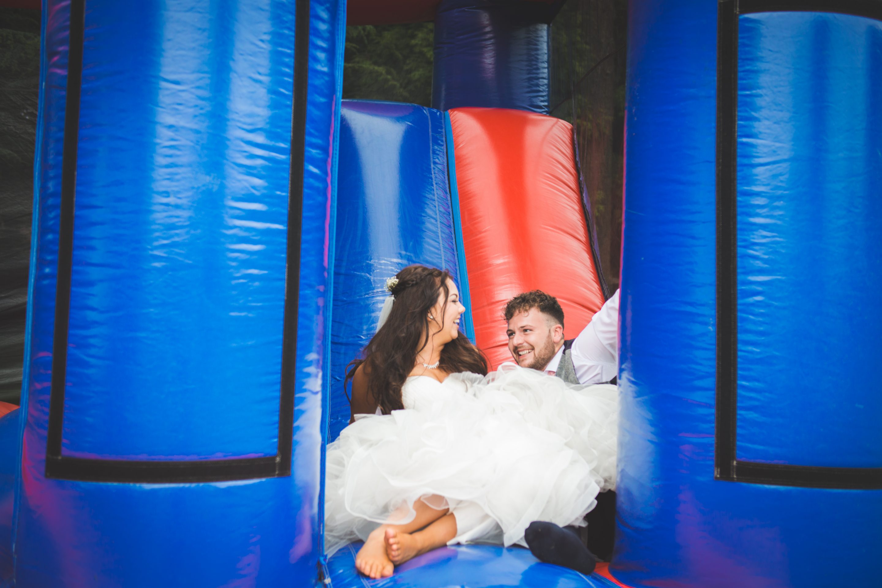 Bouncy Castle for the bride and groom