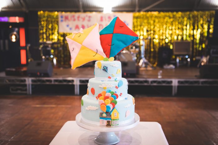 'Up' Themed wedding cake