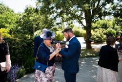 Groom and his mother