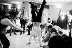 Dance Off at the evening wedding reception
