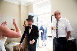 Dad sees bride for the first time