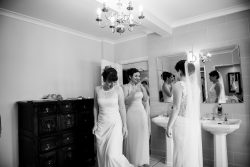 bridal prep in Highgate House